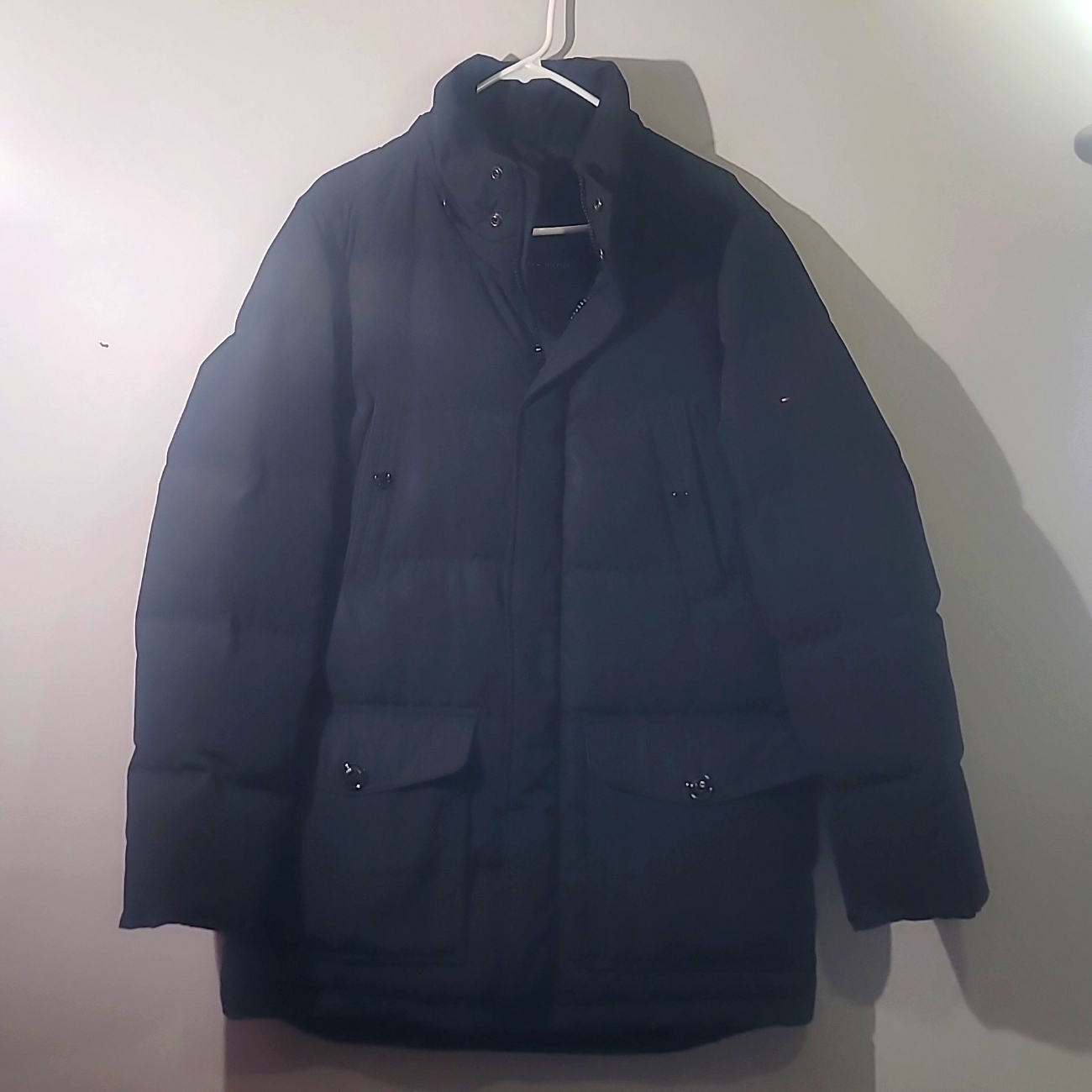 Tommy Hilfiger Womens Med Black Down Coat